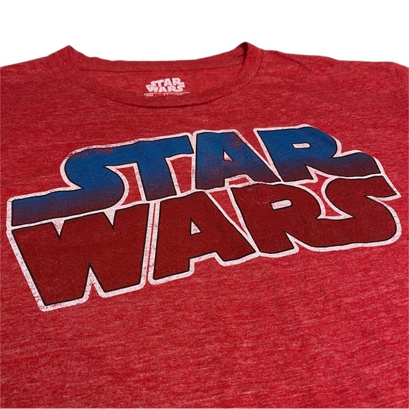 Star Wars Heather Red graphic Fifth Sun t-shirt crew neck short sleeve XL - Picture 2 of 6